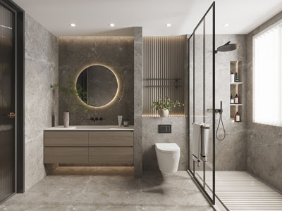 现代卫浴间、洗手间