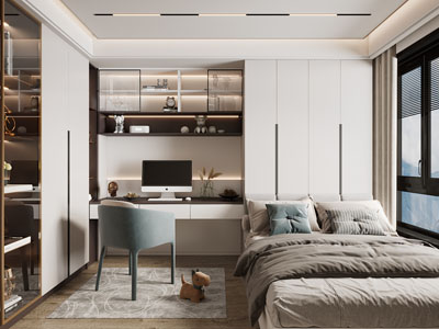 现代榻榻米卧室
