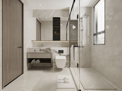 现代卫浴间、洗手间