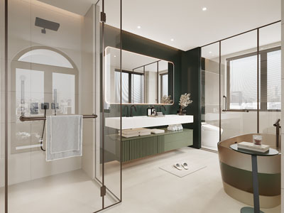 现代卫浴间、洗手间