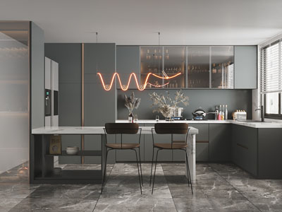 现代开放式厨房