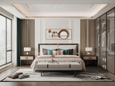 新中式卧室