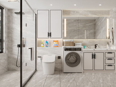 新中式卫浴间、洗手间