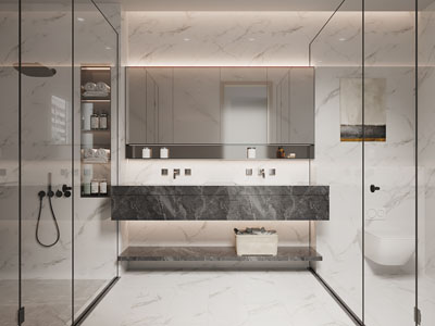 现代卫浴间、洗手间