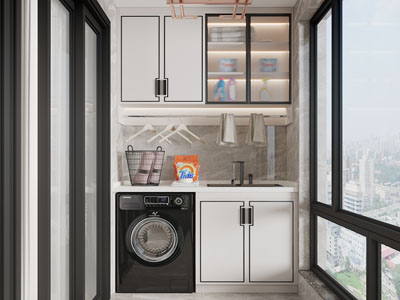 新中式生活阳台