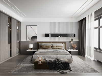 现代卧室
