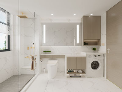 现代卫浴间、洗手间