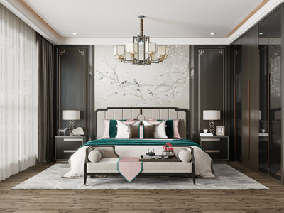 新中式卧室
