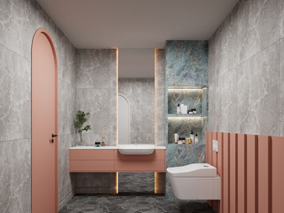 现代轻奢洗手间、卫浴间