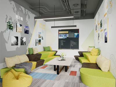 现代洽谈接待区