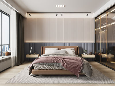 现代轻奢卧室