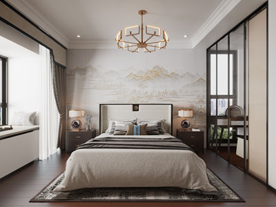 新中式卧室