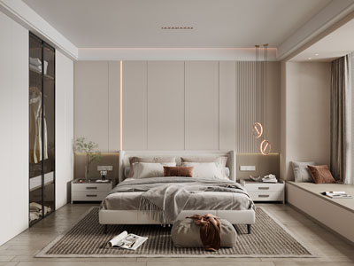 现代卧室