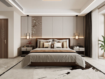 新中式卧室