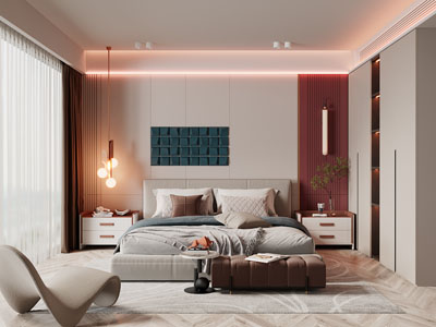 现代卧室