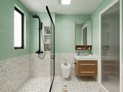 现代卫浴间、洗手间