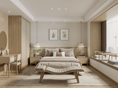 侘寂风卧室
