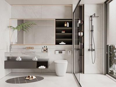 现代卫浴间、洗手间