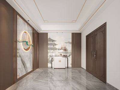 新中式玄关大厅