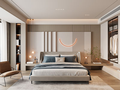 现代卧室
