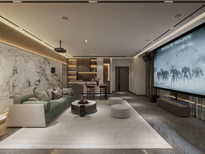 现代影音室、视听室