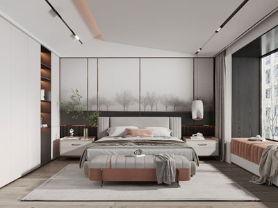 新中式卧室