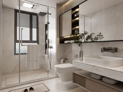 现代卫浴间、洗手间