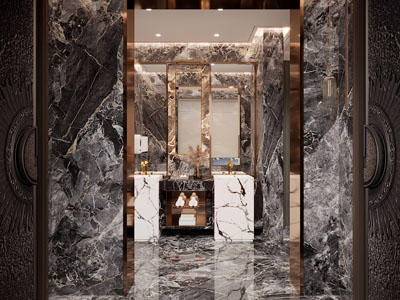 现代酒店洗手间、卫生间