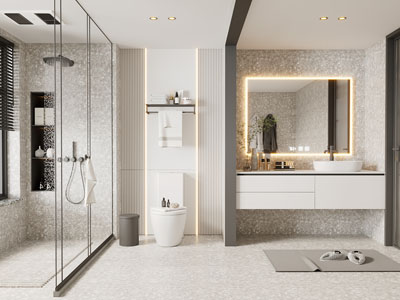 现代卫浴间、洗手间