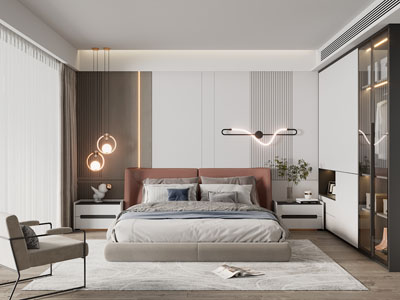 现代卧室