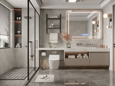 现代卫浴间、洗手间