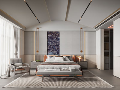 现代卧室