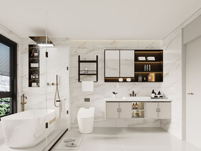 新中式卫浴间、洗手间