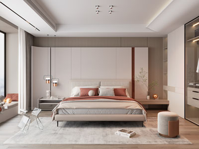 现代卧室