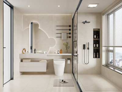 现代卫浴间、洗手间