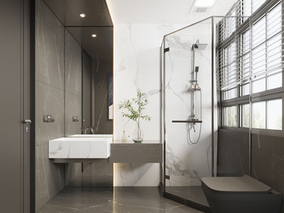 现代卫浴间、洗手间