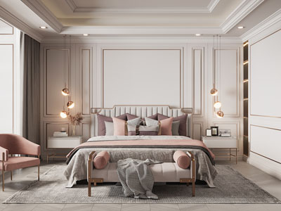 简欧卧室