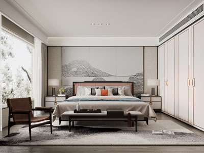 新中式卧室