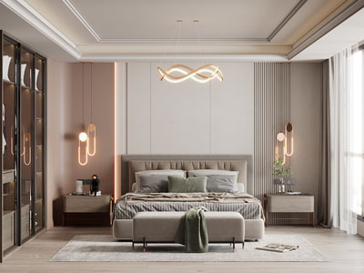 现代卧室