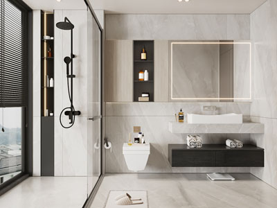 现代卫浴间、洗手间