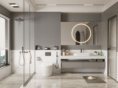 现代卫浴间、洗手间