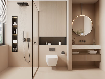 现代卫浴间、洗手间