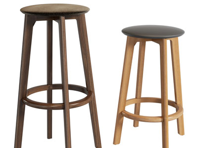 北欧圆形吧凳