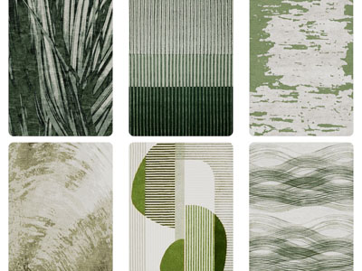 现代长方形地毯