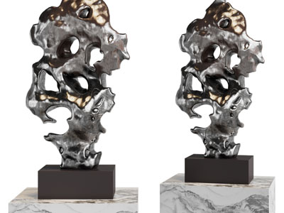 新中式假山盆景盆栽摆件