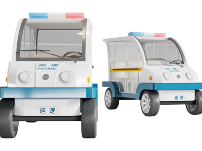 现代巡逻车3d模型 现代巡逻车
