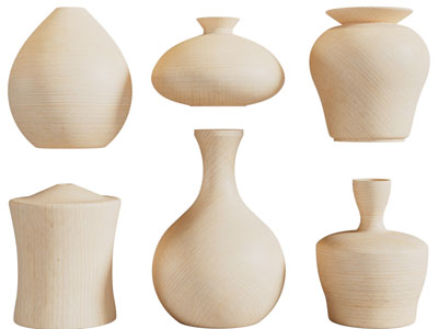 侘寂风实木器皿手工艺品装饰摆件