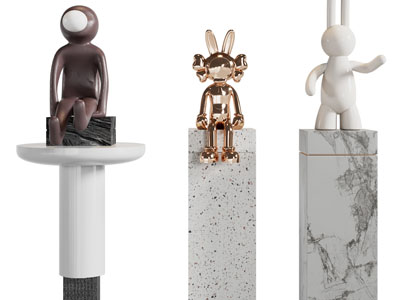 现代轻奢雕塑装饰摆件