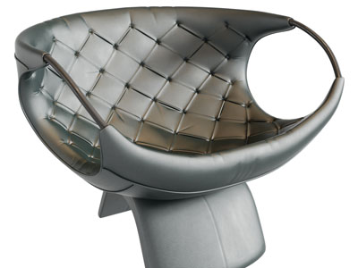 现代菱形软包休闲椅子