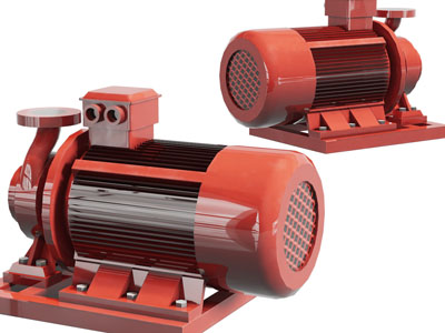 现代红色发电机3d模型 现代红色发电机